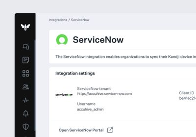 thumbnail for Kandji announces new integration with ServiceNow