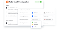 Auto-Enroll Configuration screen