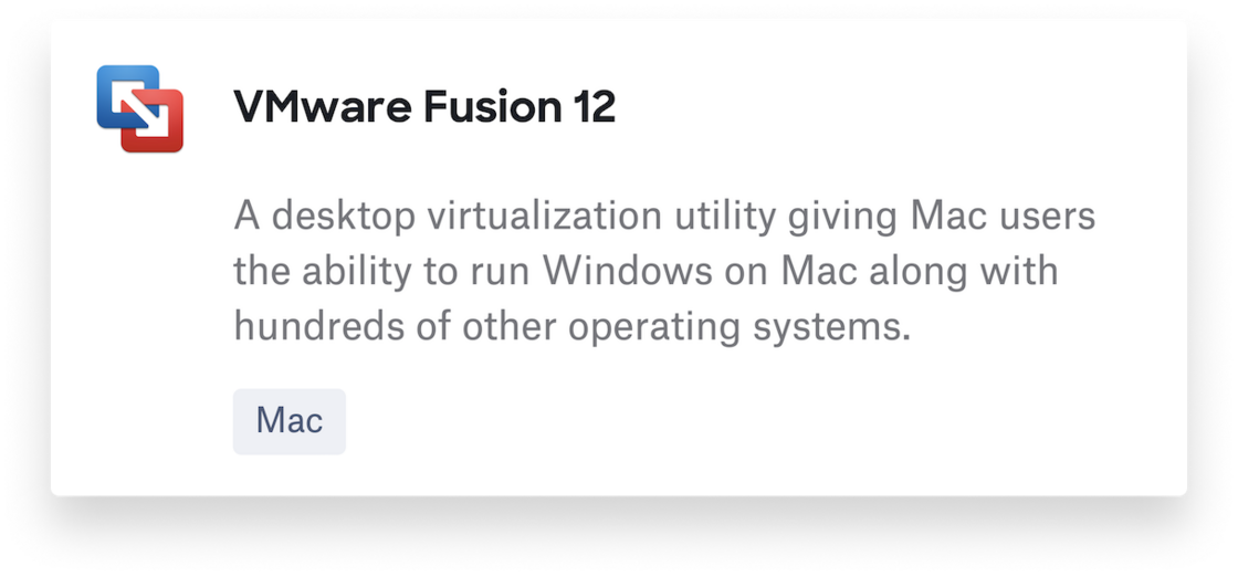 Auto app VMware Fusion 12.png